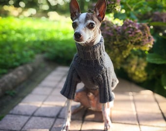 Turtleneck Sweaters Knitted Jumper For Dogs Dog Cot Cozy