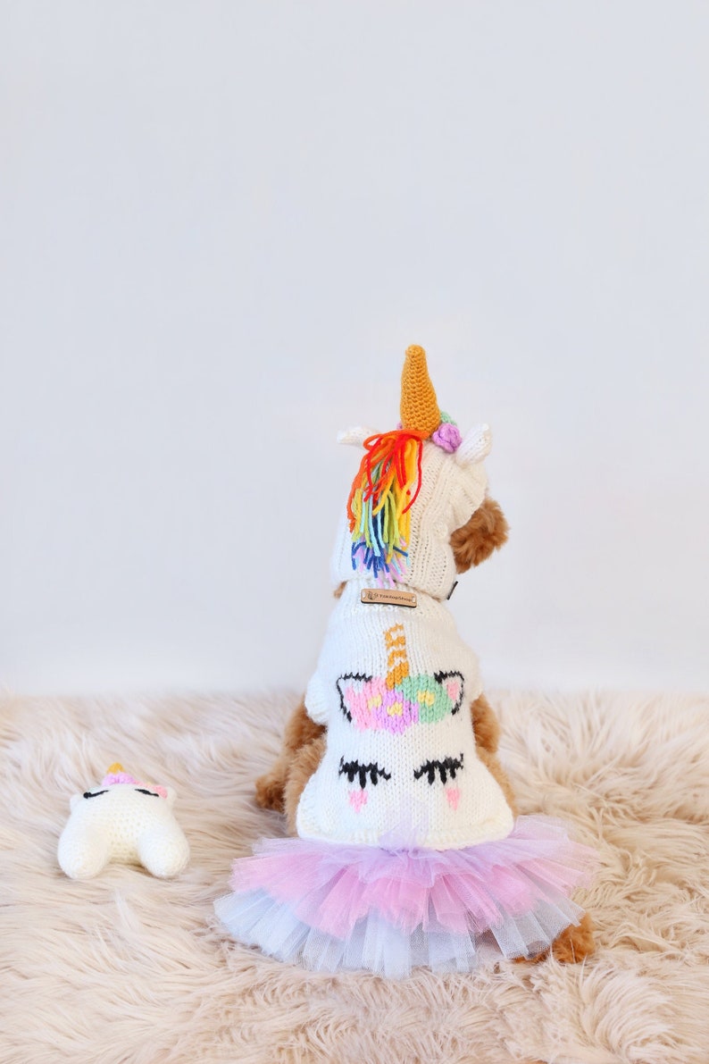 Unicorn Dog Snood Dog Unicorn Horn Halloween Dog Hat Etsy