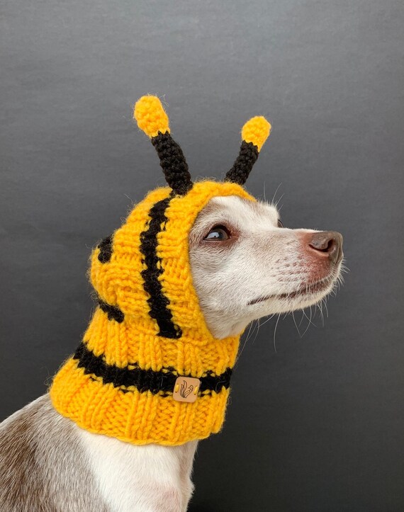Bumble bee dog sweater deals
