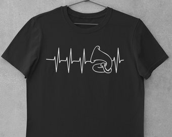 Sousaphone Heartbeat Shirt, Unisex Tee, Sousaphone Shirt, Sousaphone Player T-Shirt, Sousaphone Player Gift, Marching Band T Shirt, Funny