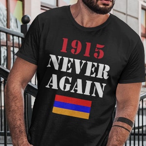 1915 nie wieder Shirt, Unisex-t-Shirt, Artsakh starke Shirt, verteidigen Artsakh T Shirt, Armenien starke Shirt, armenische starke Shirt, Armenien t