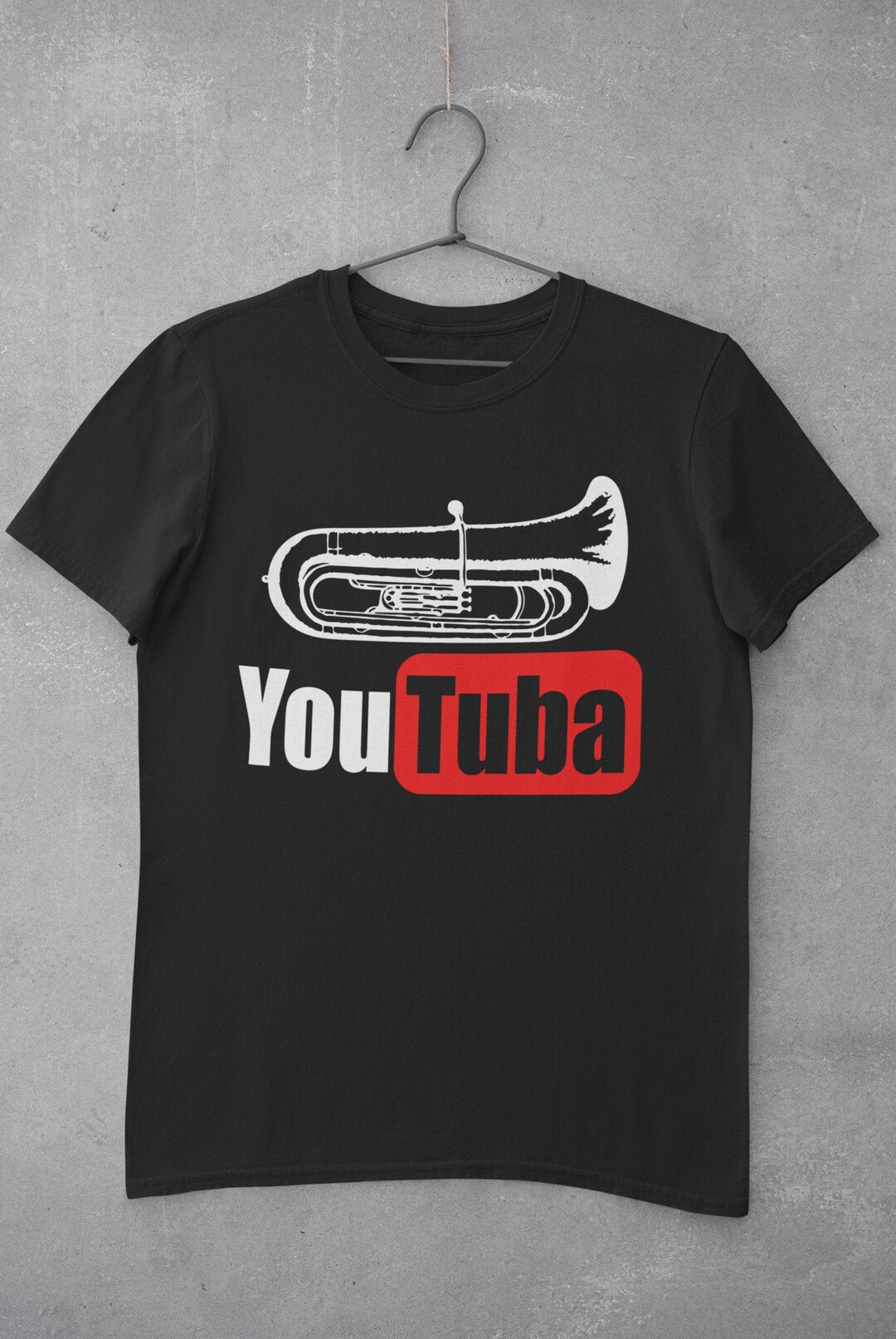 Youtuba Shirt, Unisex Tee, Funny Tuba Tshirt, Tubist Tshirt, Tuba