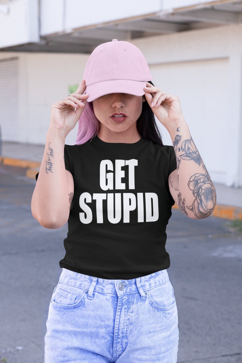 Get Stupid Shirt, Unisex Tee, Hyphy Shirt, Hyphy Movement T Shirt, Bay Area Rap Shirt, Yay Area Shirt, Thizz Shirt, Gangster Rap Shirt, Mac image 3