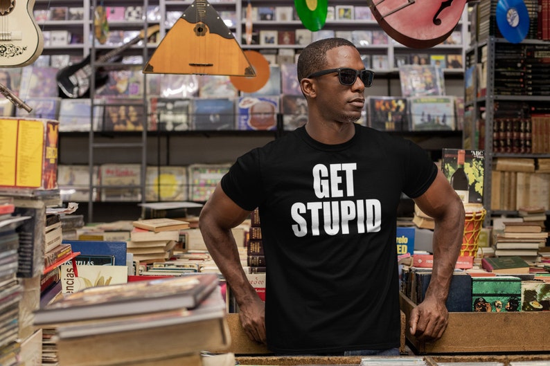 Get Stupid Shirt, Unisex Tee, Hyphy Shirt, Hyphy Movement T Shirt, Bay Area Rap Shirt, Yay Area Shirt, Thizz Shirt, Gangster Rap Shirt, Mac image 2