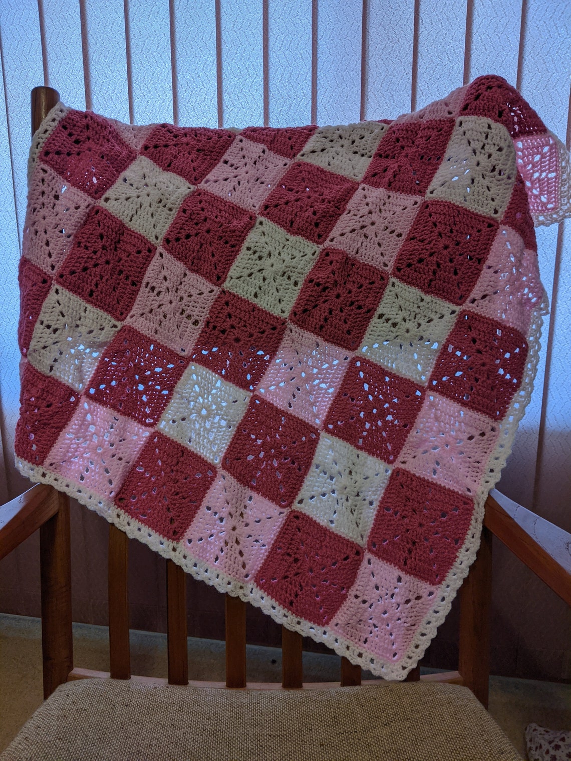 Baby Blanket Crocheted Etsy