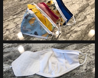 Face Mask with Filter Pocket