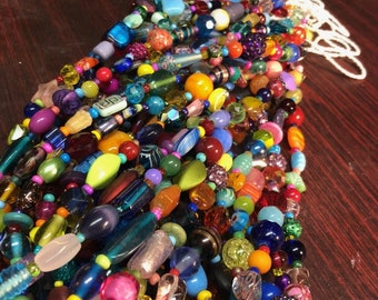 Beautiful Handmade Boho Style Beaded Curtain - Thirty 72 Inch Strands - READY TO SHIP