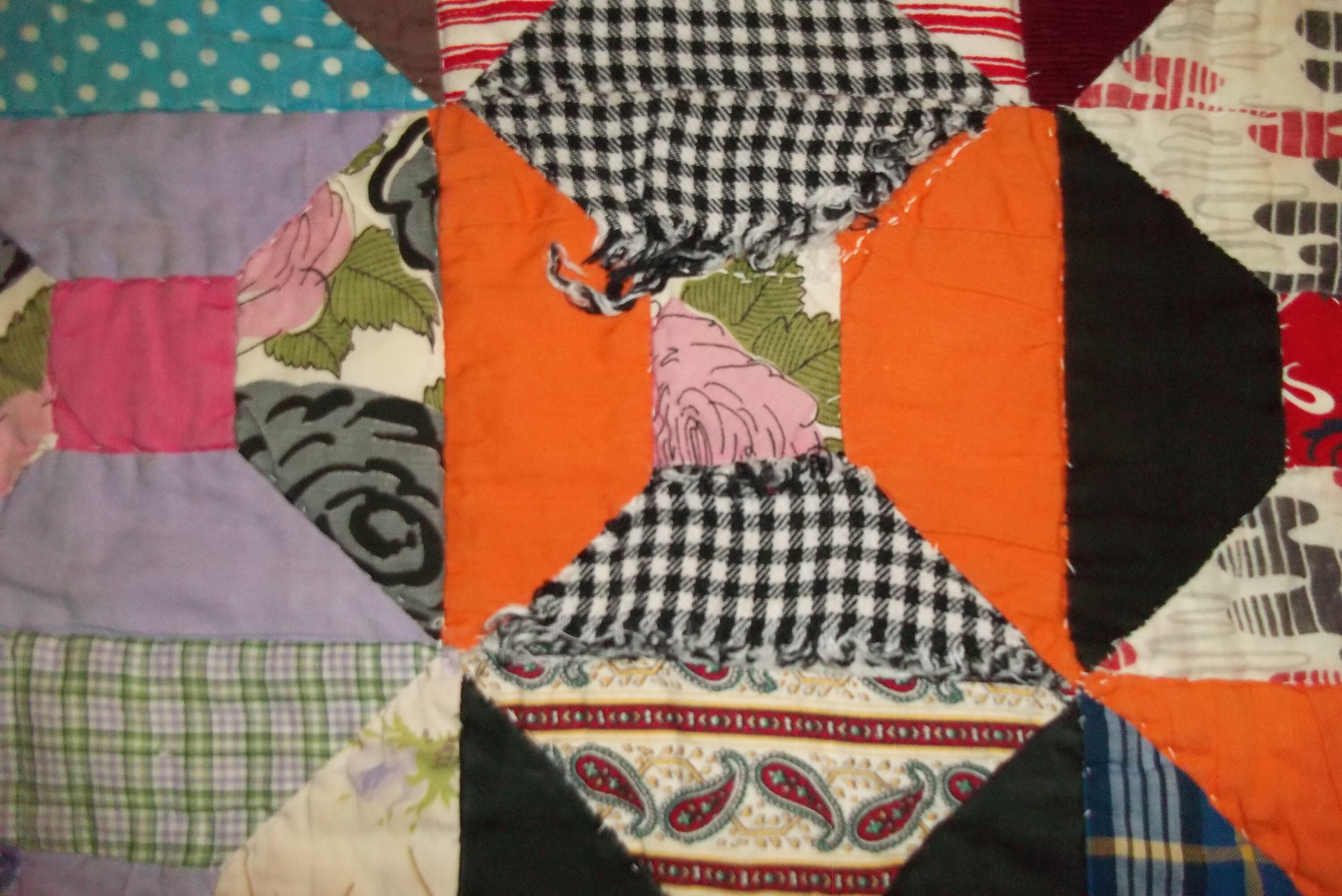 Vintage Cutter Quilt Piece Etsy