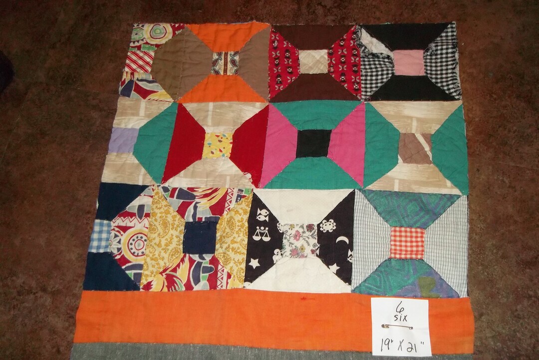 Vintage Quilt, Cutter Quilt, Cutter Piece Etsy