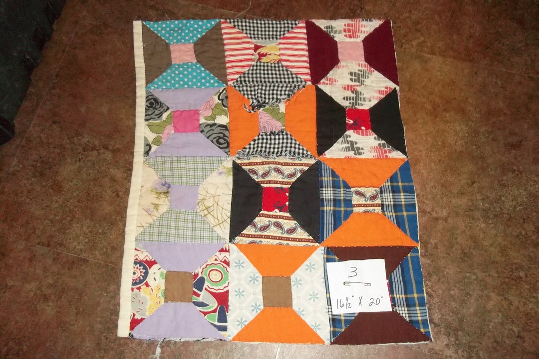 Vintage Cutter Quilt Piece Etsy