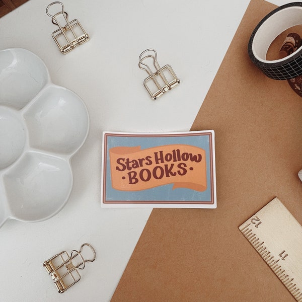 Stars Hollow Bookstore-sticker: waterdichte Kindle-sticker