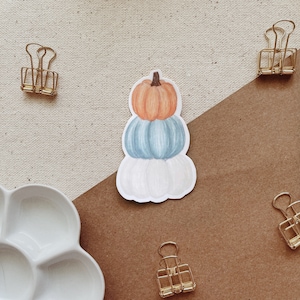 Fall Pumpkins Sticker | Fall Waterproof Sticker | Waterbottle Sticker