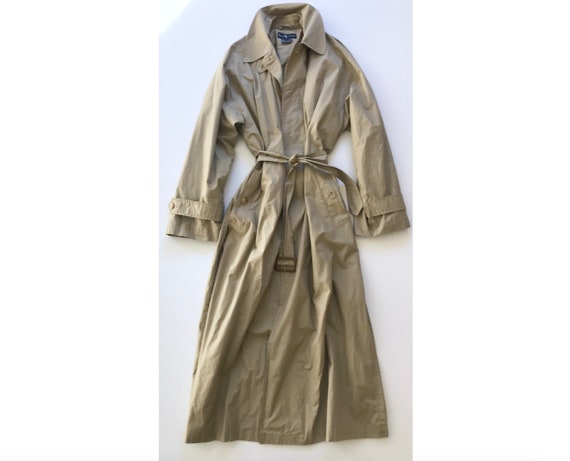 Ralph Lauren Macintosh Tan Khaki Trench Coat