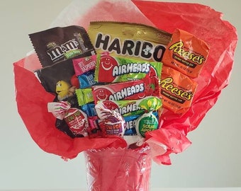 Candy Bouquet | Birthday Gift for her | Sweet 16 Gift | Chocolate Candy Bouquet | Large candy bouquet | Graduation Candy Bouquet