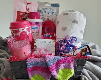 Bridal Shower Gift | Spa Gift Basket | Self Care Gift Basket | Spa Gift Set | Birthday Gift for Her | Get Well Gift | Recovery Gift