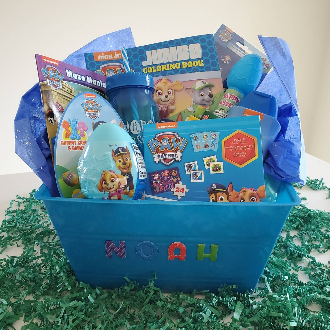 Paw Gift Basket Kids Birthday Gift Kids Gift Basket - Etsy België