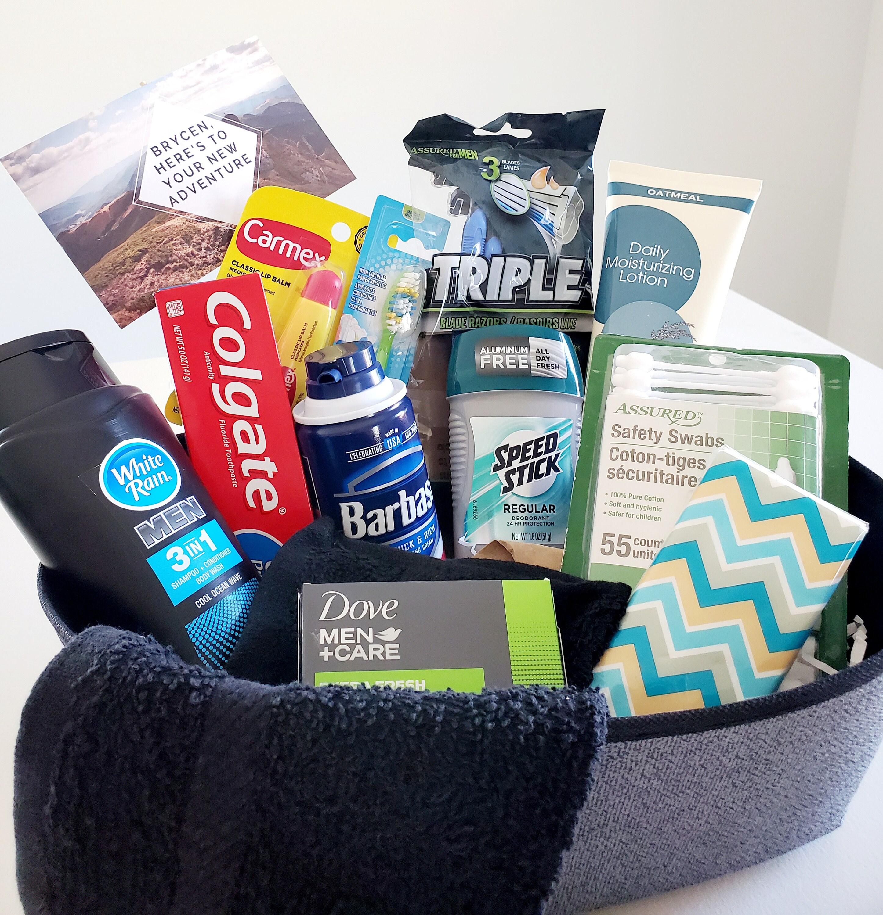 Men's Self Care Gift Basket Men's Gift Basket Etsy