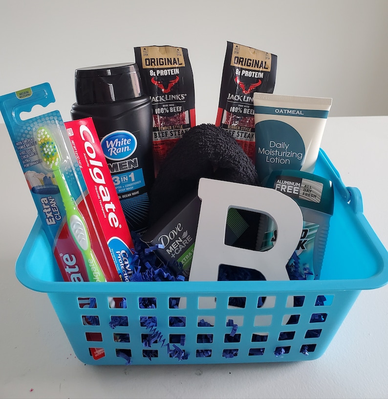 Men s gift basket men s toiletry gift basket etsy
