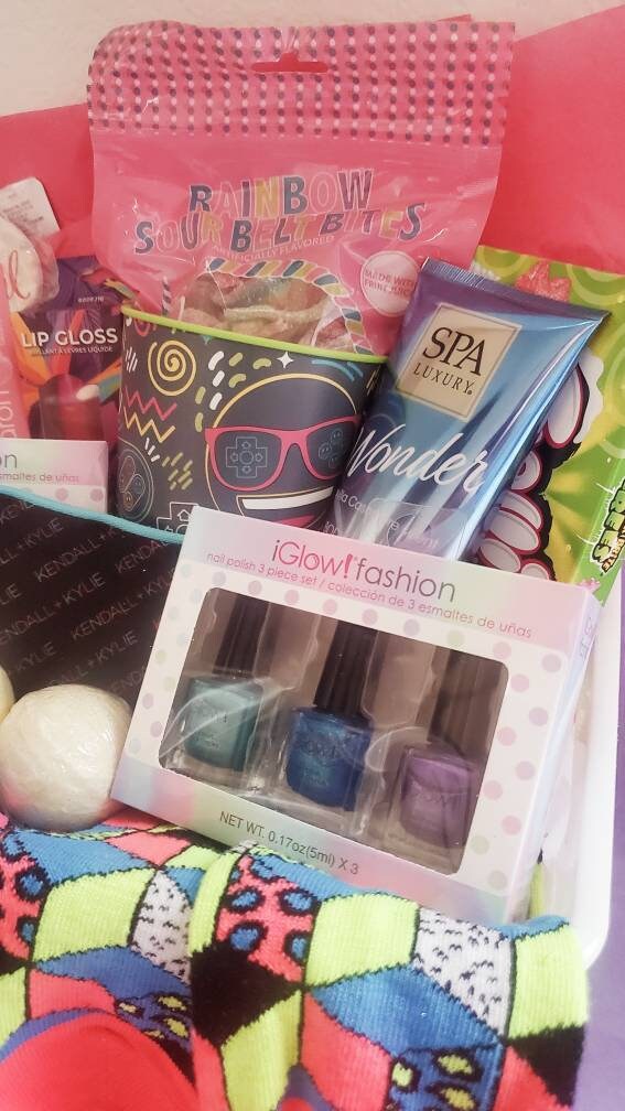 Teen Girl Makeup Basket Teen Girl Gift Basket Tween Gift Basket