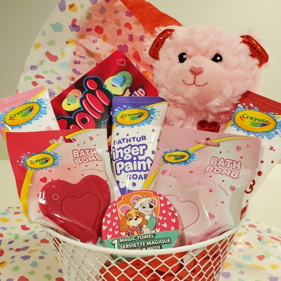 Kids Bath Gift Basket Kids Birthday Bath Gift Set Gift for | Etsy