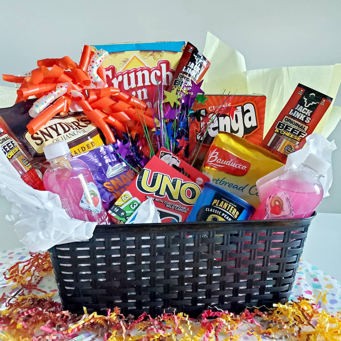 Game Night Basket Family Time Basket Family Activity Gift Etsy UK