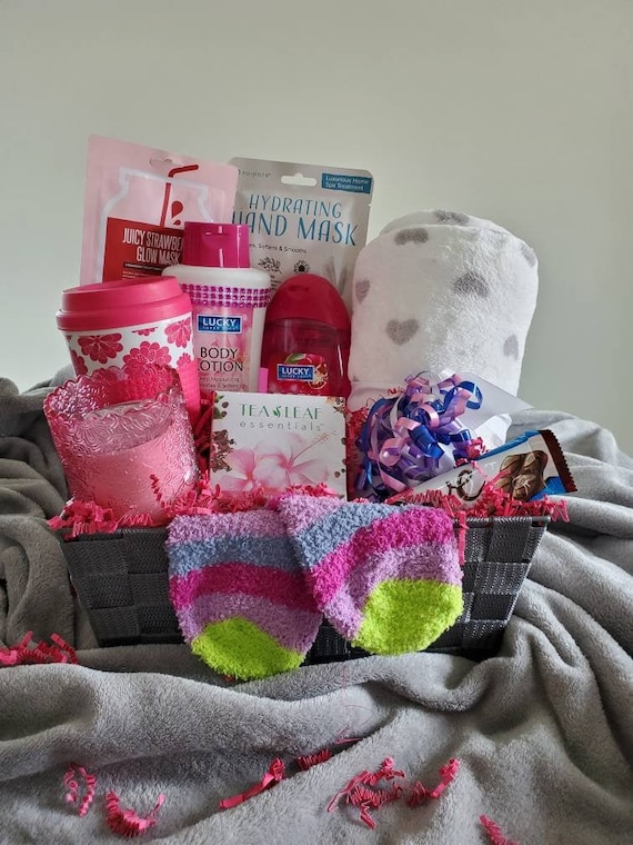 Bridal Shower Gift Spa Gift Basket Self Care Gift Basket Spa Gift Set  Birthday Gift for Her Get Well Gift Recovery Gift 