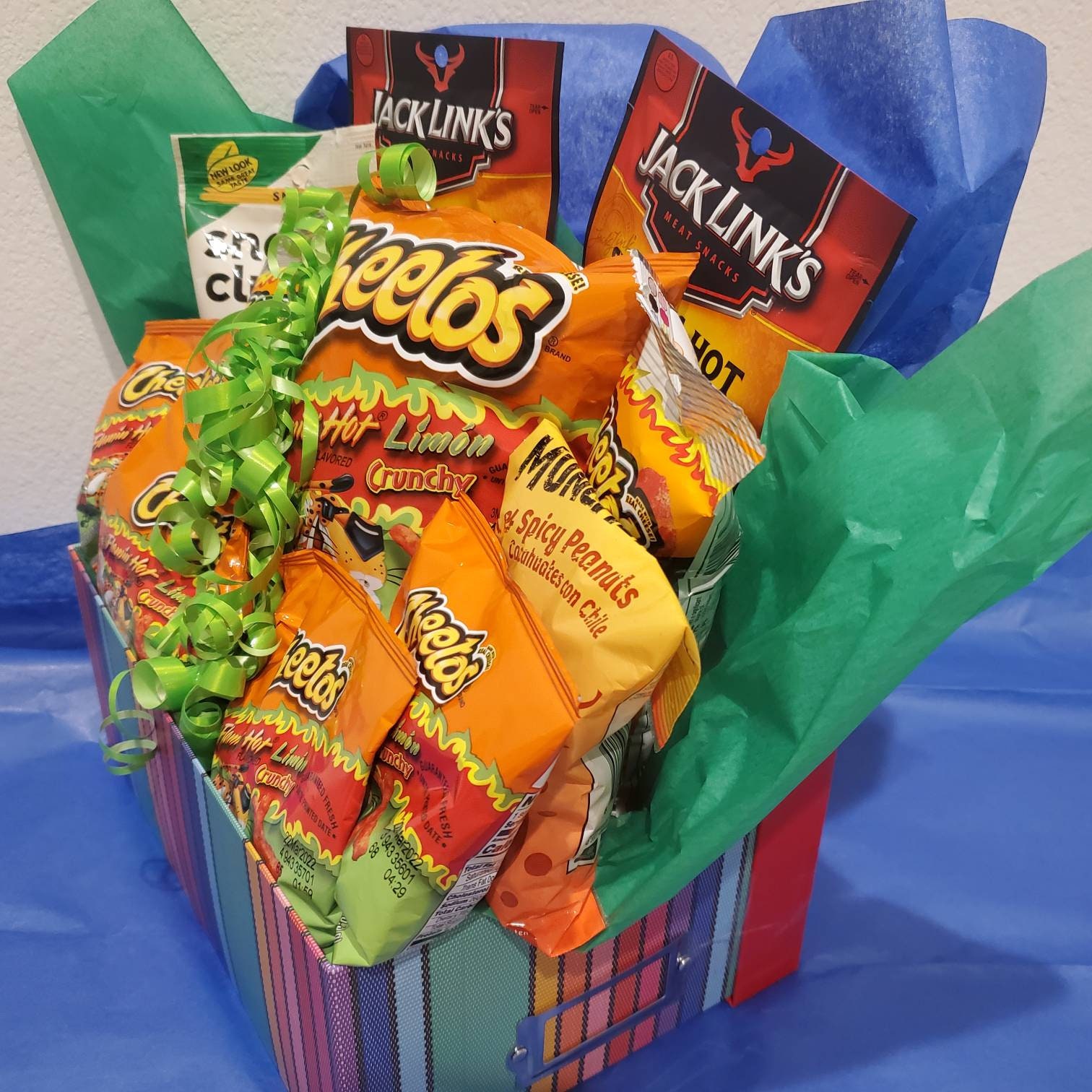 Hot and Spicy Snack Box Flaming Hot Snack Box Hot Snacks Hot Candy Reusable Box Snack Gift Box