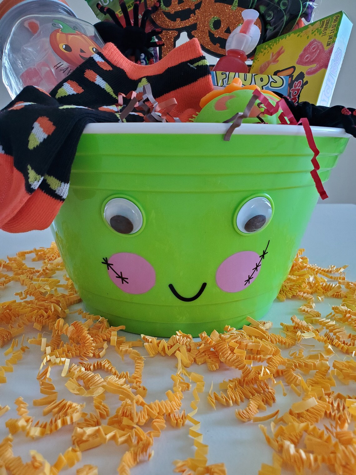 Kids Halloween Gift Basket Halloween Bucket Boo Basket Etsy
