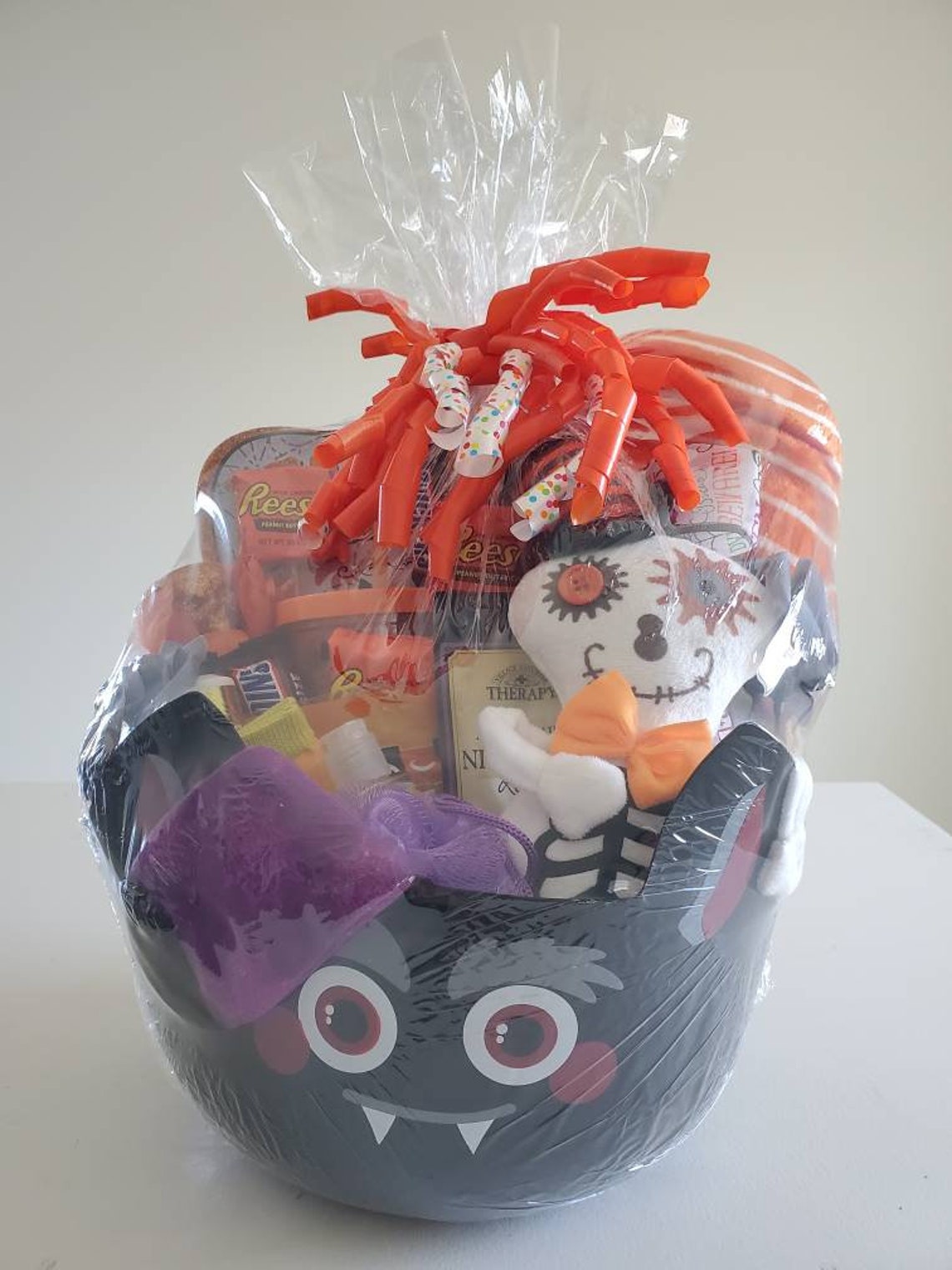 Teen Halloween Gift Basket Halloween Bucket Boo Basket Etsy New Zealand