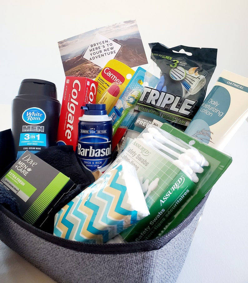 Men's Toiletry Gift Basket Men's Gift Basket Etsy