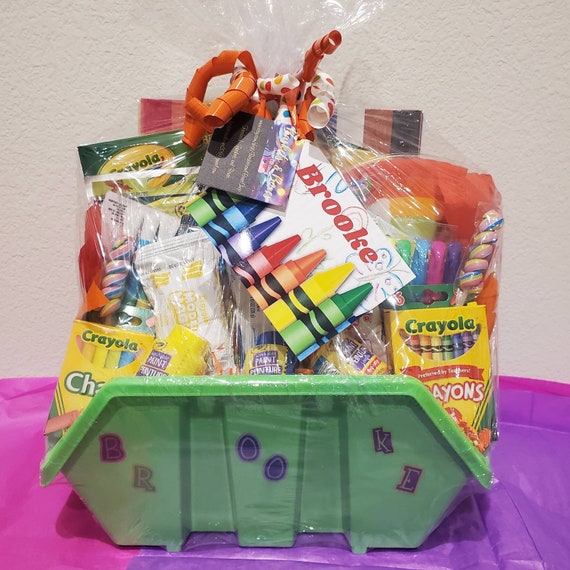 Kids Gift Basket Crayola Themed Activity Box Kids Art Box Arts and Crafts  Box Kids Sensory Set Activity Box Kids Activity Set 