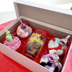 Fuzzy Sock Cupcakes | Fuzzy Sock Gift Box | Graduation Gift | Birthday Gift | Get Well Gift | Surgery Gift | Gift for Her | Gift for teen