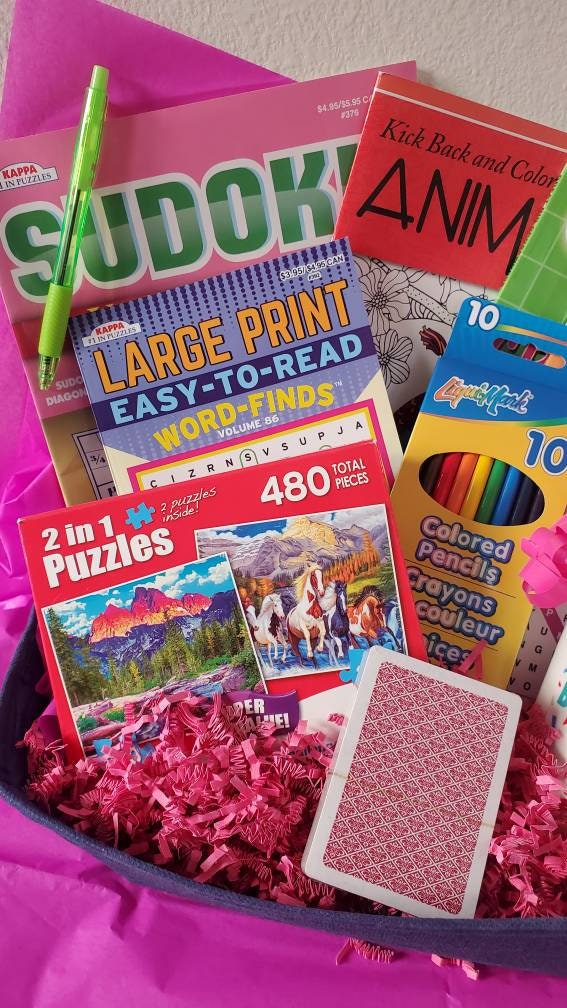 Birthday Theme Puzzle Book Gift Set Word Search Books Puzzle Activity