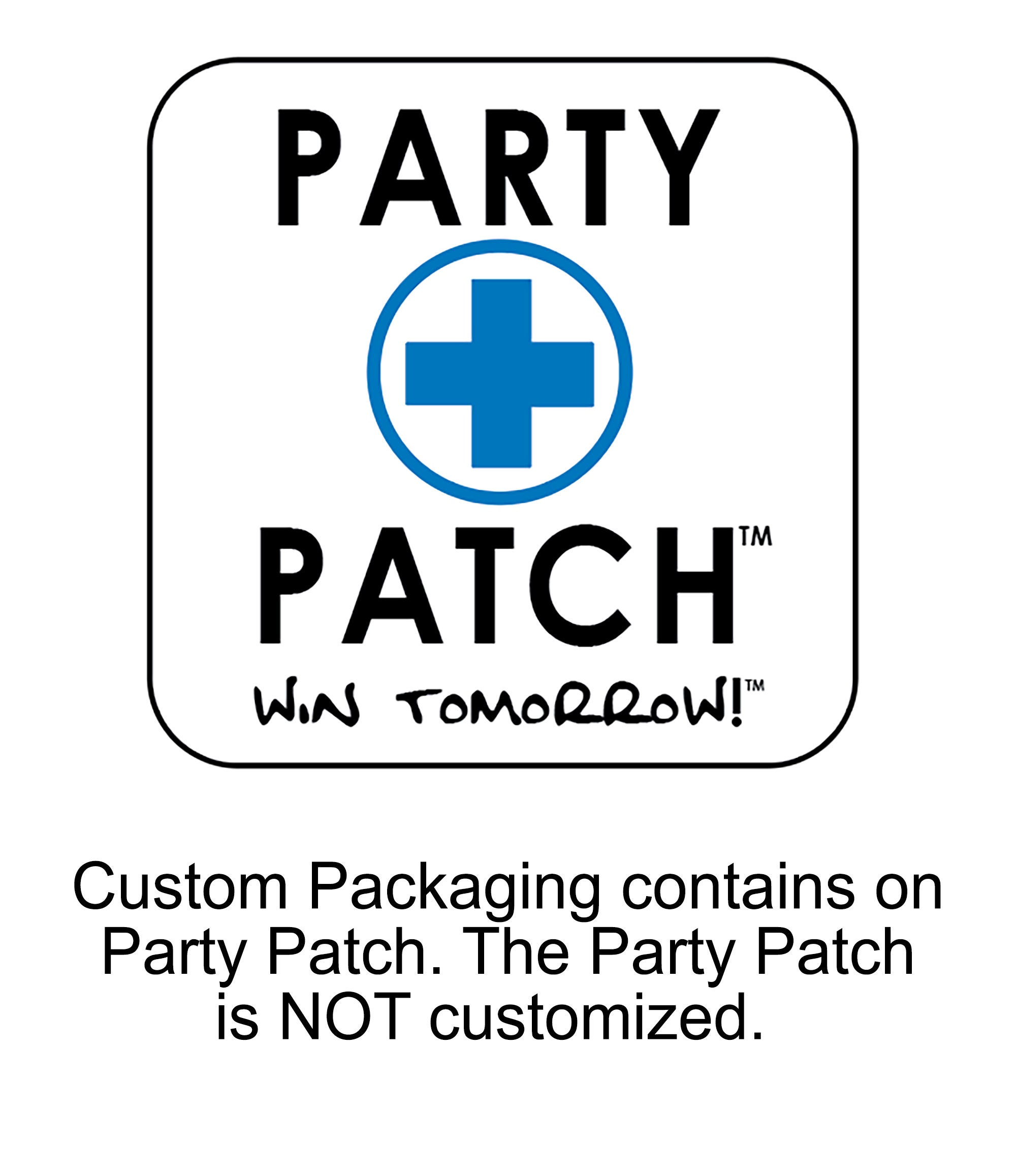 25 PARTY PATCHES HANGOVER Patch Custom Design / Logo .hangover Kits .party  Favors .welcome Bags .vitamin Patch 