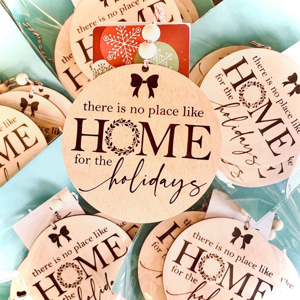 Gift card holder ornament, Realtor bulk Christmas gift for clients, Christmas pop by gift, New home gift card holder, Realtor client gift