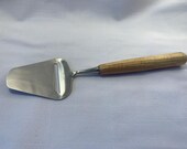 Maple handled, Scandinavian style Cheese slicer with imported Norweigian stainless steel Bjorklund blade. Special gift. Unique handle.