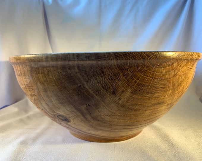 Extra Large Solid Oak Salad Bowl 15 Inches 38 Cm in Diameter Etsy