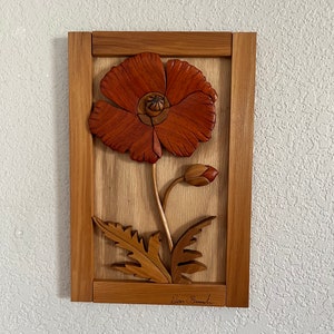 Poppy Intarsia