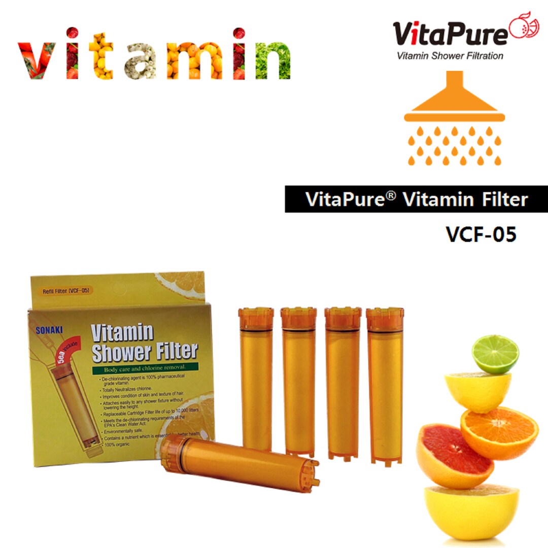 VCF05 Vitamin C Shower Filter Cartridge5 Pcs/pack Etsy
