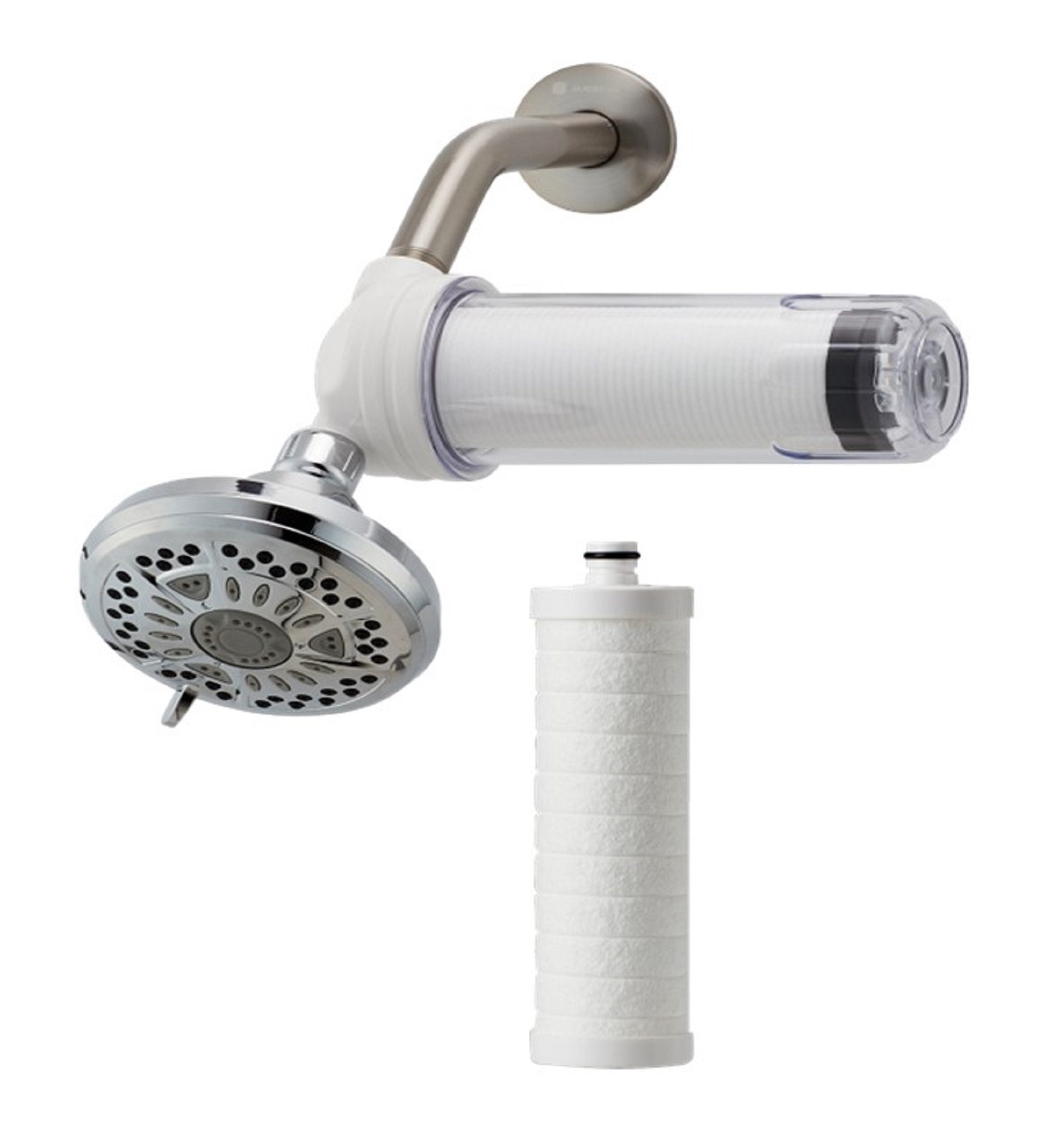 Universal Inline Shower Filter Vitapure SUF350S, Removing Rust