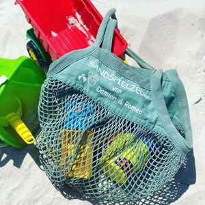 Strand Spielzeug Mesh Tasche runde Sand Muschel Bagmesh Strand Sand  Spielzeug Taschen bunte Mesh Strand tasche