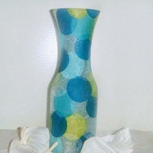 Polka Dot Vase|Jar Vase|Milk Jar Vase|Decoupage Vase|Glass Vase|Home Decor|Home and Living|Kitchen and Dining