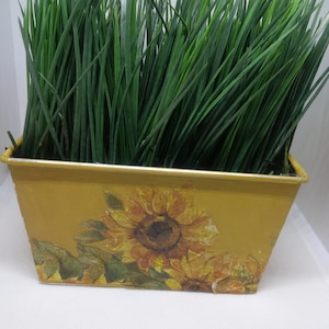 Rustic SunflowerTopiary|Sunflower Arrangement|Topiary Plant|Home and Living|Sunflower Accent|Floral Arrangement|Seasonal Decor|Center Pieces