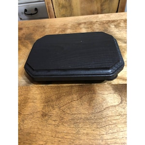 Black Wood Riser|Display Stand|Riser|Rectangle Wood Riser|Counter Top|Home Decor