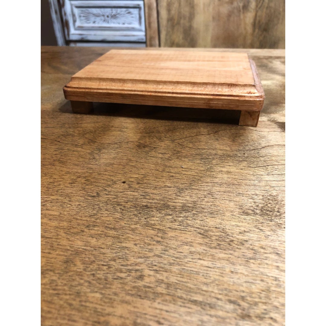 Natural Wood Riser|display Stand|table Decor|kitchen Decor|counter Top ...