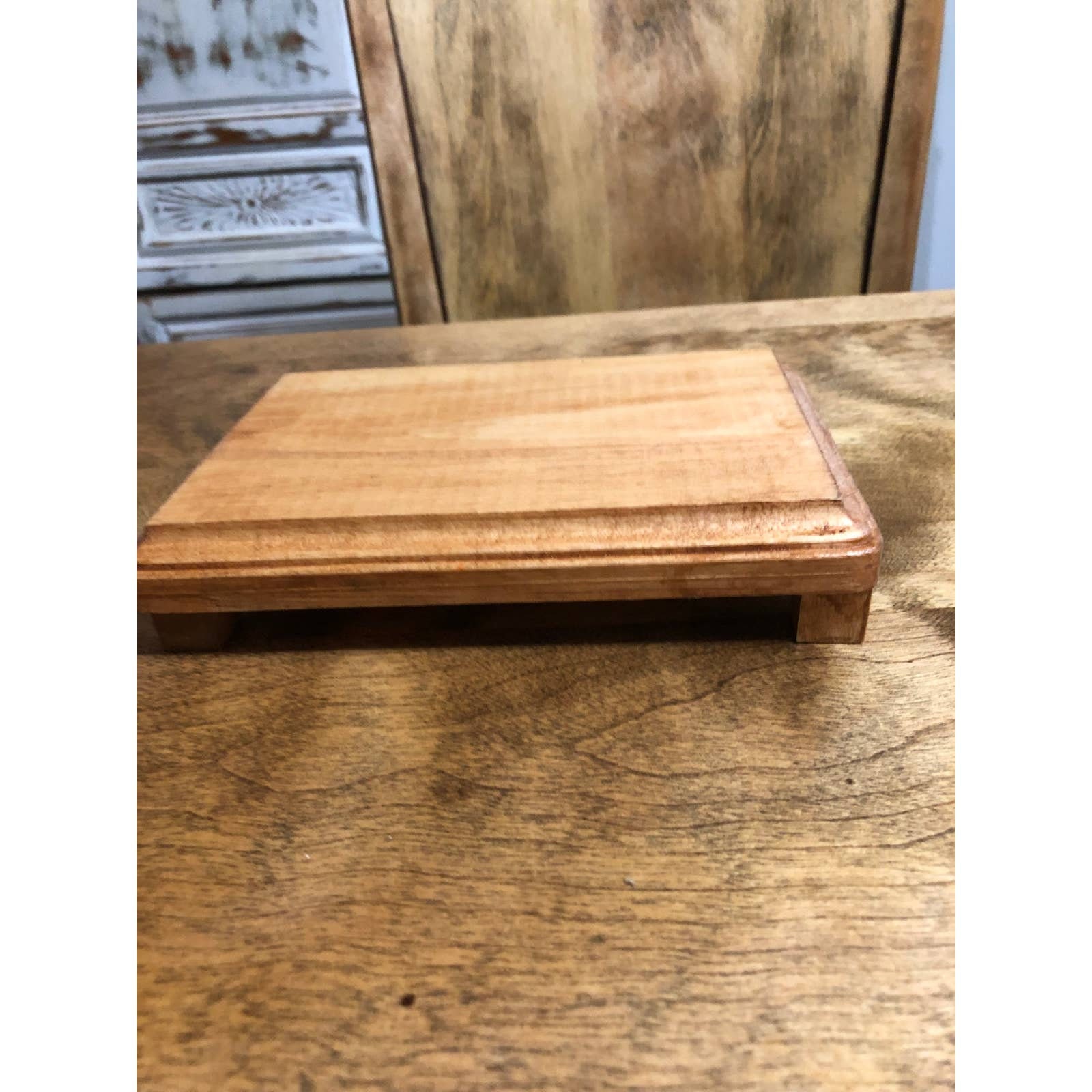 Natural Wood Riser|display Stand|table Decor|kitchen Decor|counter Top ...