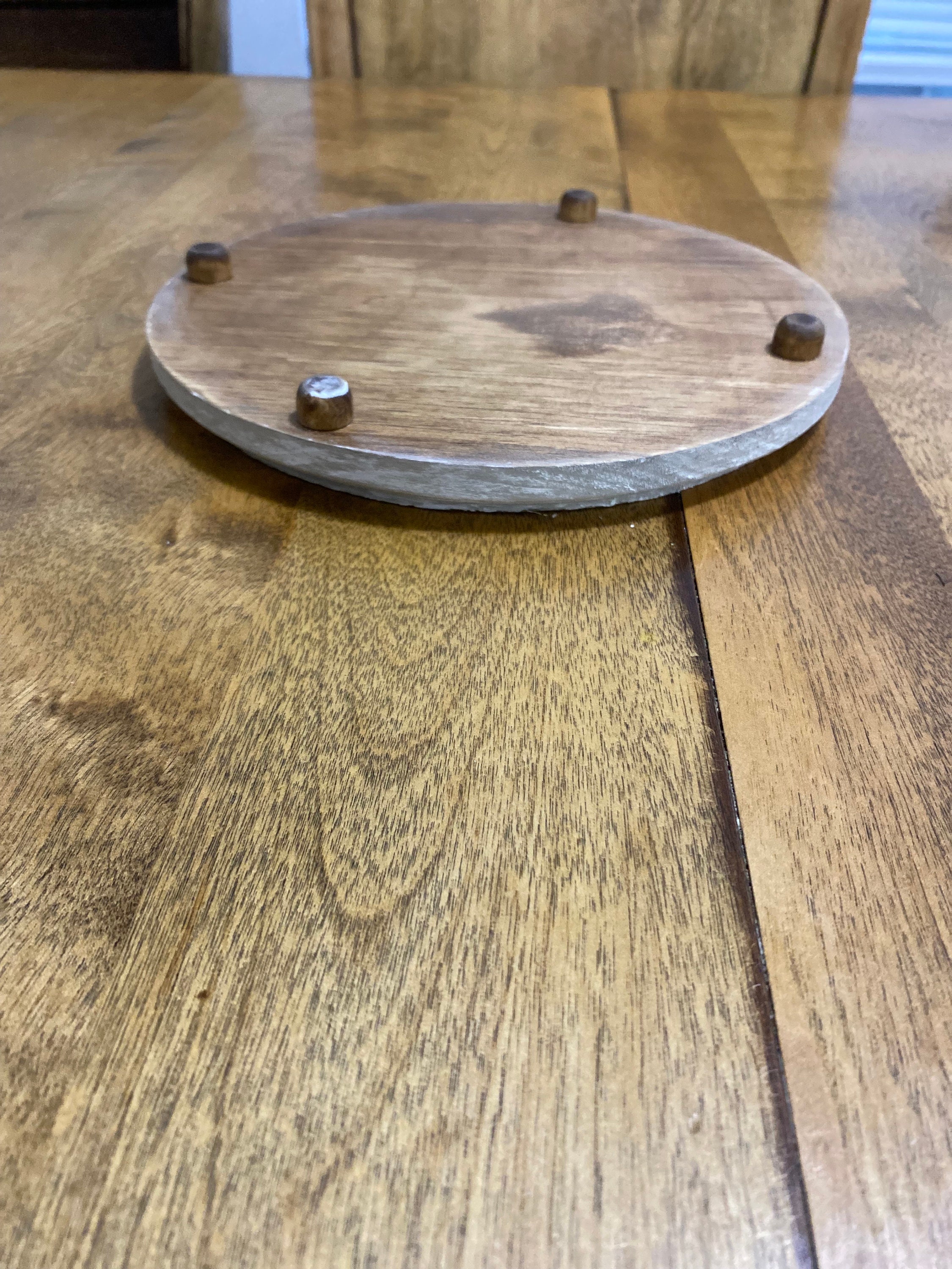 Wooden Round Riser, Display Stand, Table Decor, Kitchen Decor, Counter ...