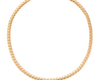 Collier chaîne chic doré