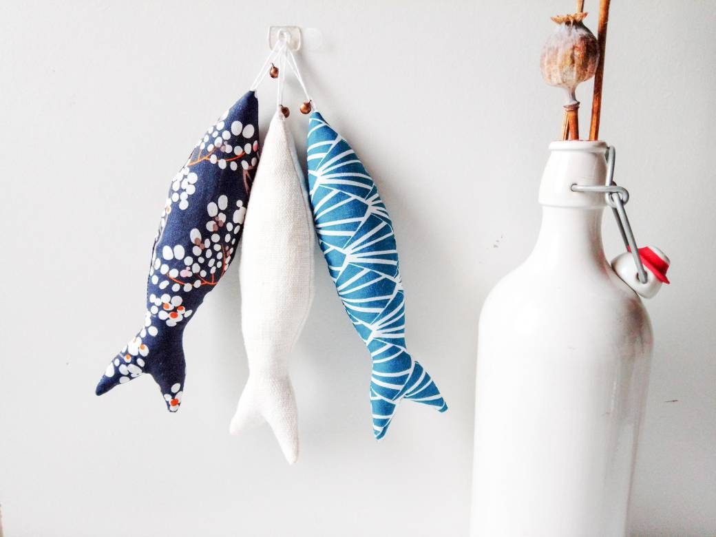 Poisson en Tissu Decoratif