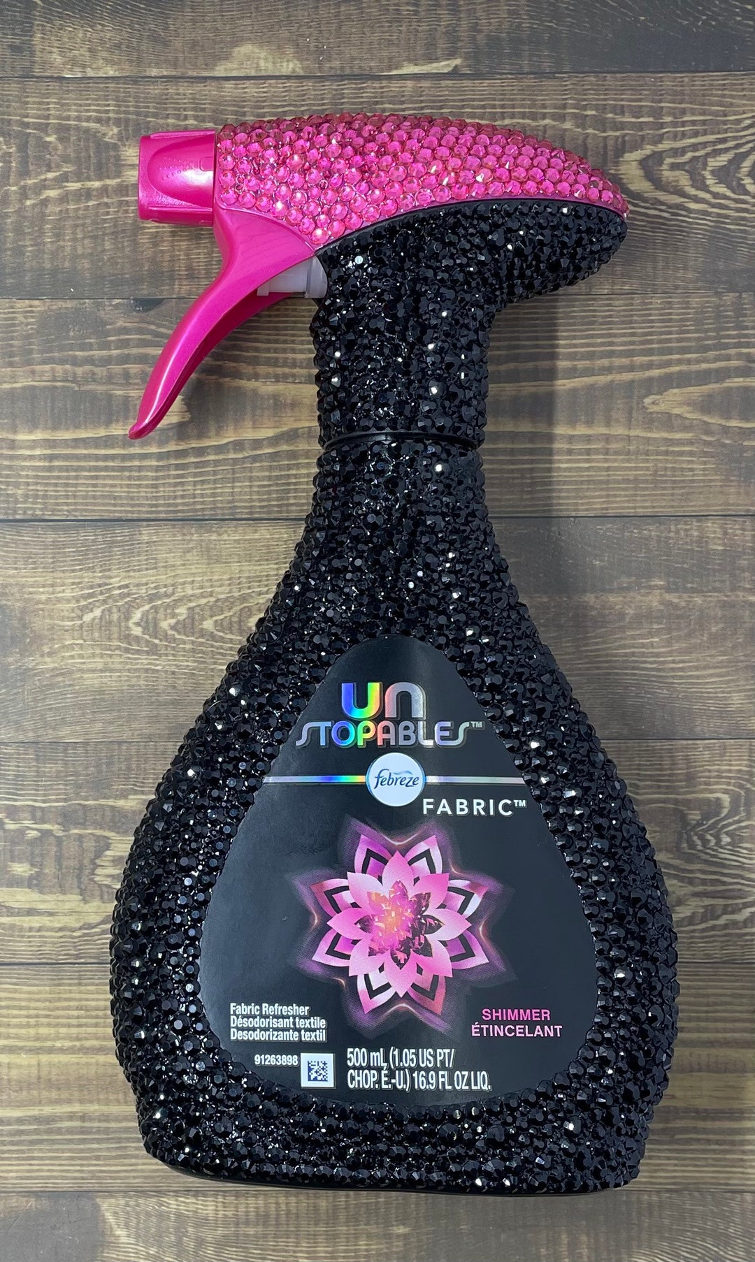 Rhinestone Febreze Fabric Refresher Unstopables Bling Fabric Spray